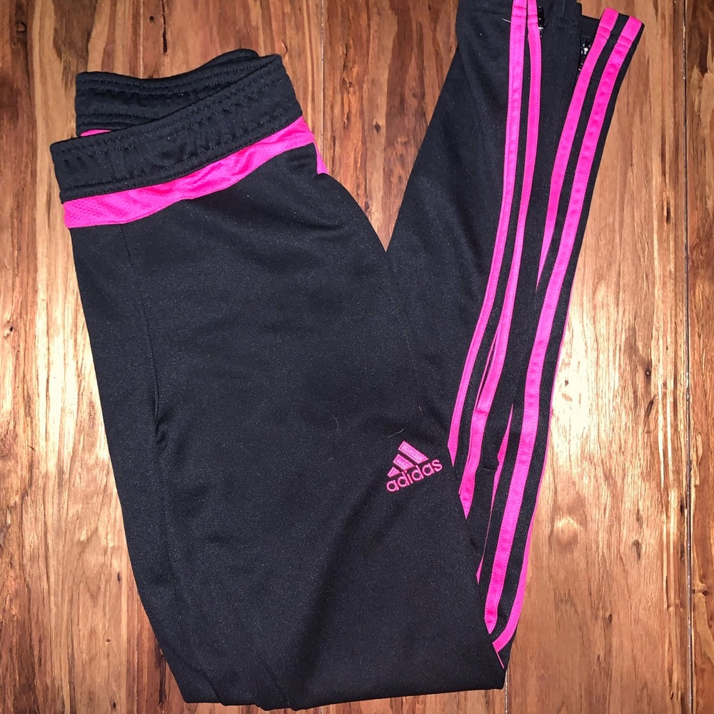 Adidas Soccer Pants (Pink&Black)